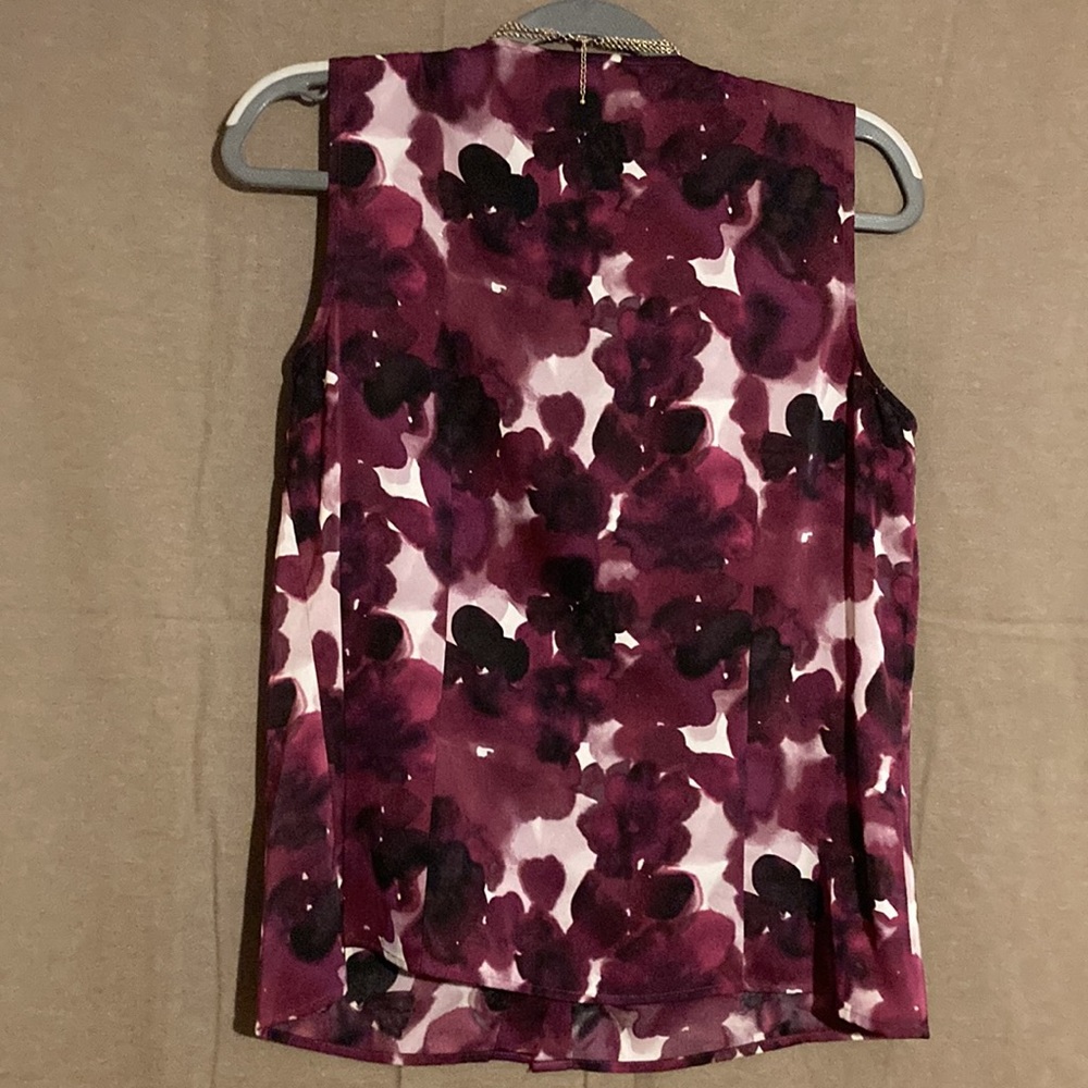 LOFT Ruffled Pink Top - Picture 6 of 6